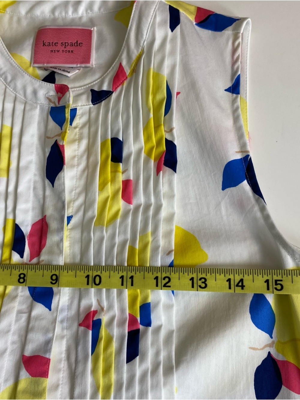Kate Spade Lemon zest dress Sz S - Picture 10 of 14